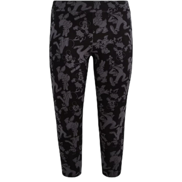 4X - Torrid | CROP LEGGING - DISNEY MICKEY & FRIENDS BLACK GREY - Picture 5 of 5